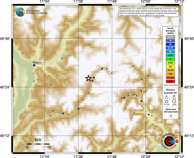 Mappa EMS - località