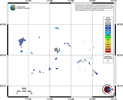 Mappa MCS - territori località