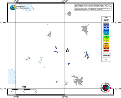 Mappa MCS - territori località