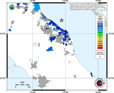 Mappa EMS - territori comuni
