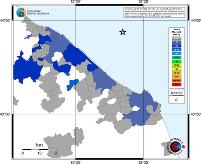 Mappa MCS - territori comuni