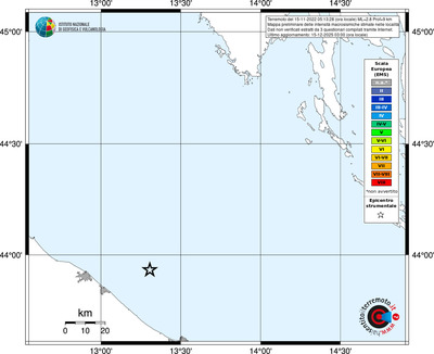 Mappa EMS - territori località