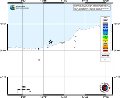 Mappa EMS - territori località