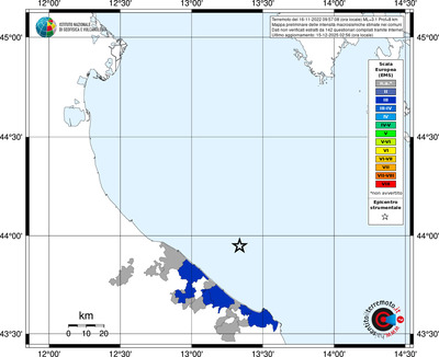 Mappa EMS - territori comuni
