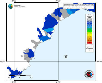 Mappa EMS - territori comuni