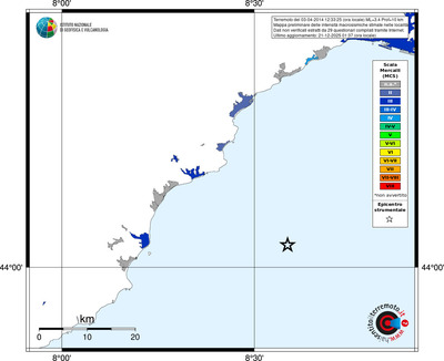 Mappa MCS - territori località