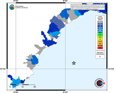 Mappa MCS - territori comuni
