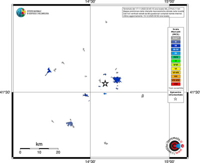 Mappa MCS - territori località