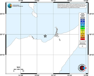 Mappa EMS - territori località