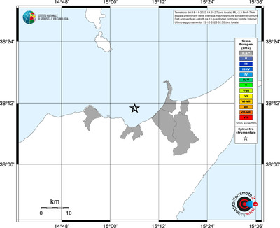 Mappa EMS - territori comuni