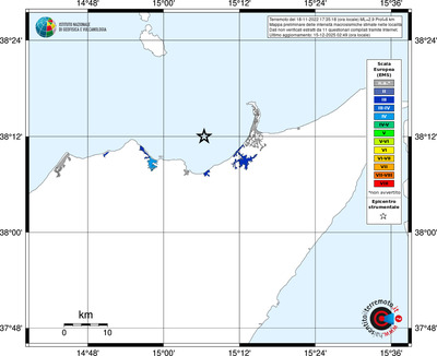 Mappa EMS - territori località