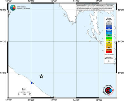 Mappa EMS - territori località