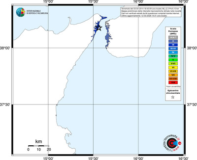 Mappa EMS - territori località