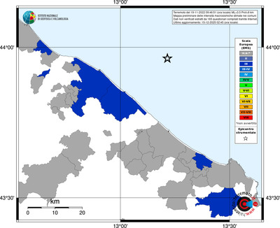 Mappa EMS - territori comuni