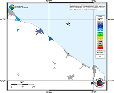 Mappa MCS - territori località