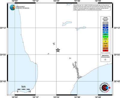 Mappa MCS - territori località