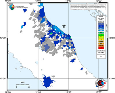 Mappa EMS - territori comuni