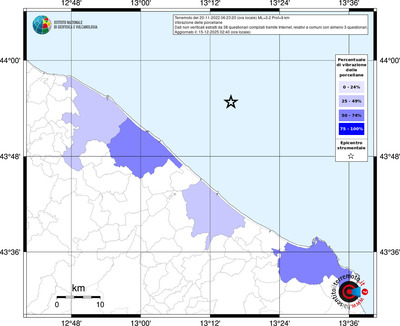 Mappa territorio comunale con almeno 3 questionari