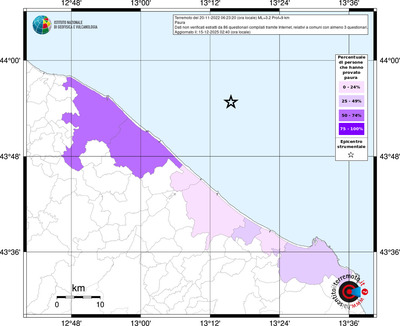 Mappa territorio comunale con almeno 3 questionari