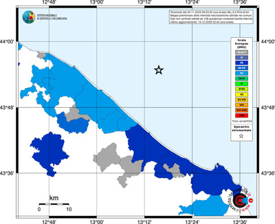 Mappa EMS - territori comuni