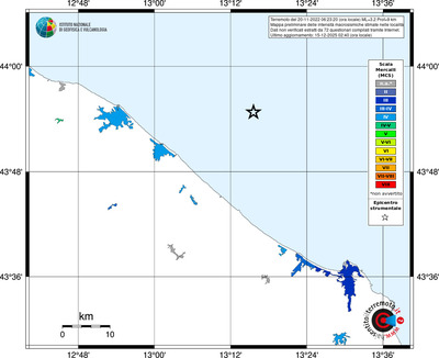 Mappa MCS - territori località