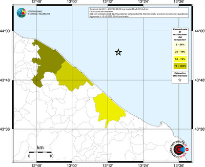Mappa territorio comunale con almeno 3 questionari