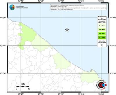 Mappa territorio comunale con almeno 3 questionari