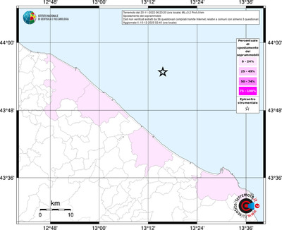 Mappa territorio comunale con almeno 3 questionari