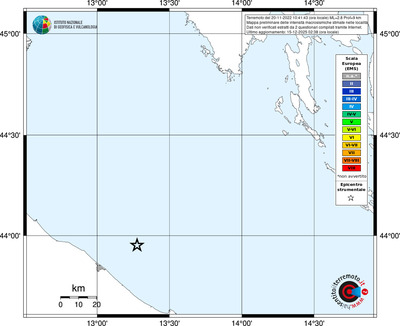 Mappa EMS - territori località