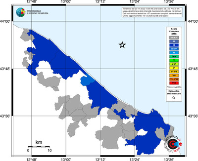 Mappa EMS - territori comuni