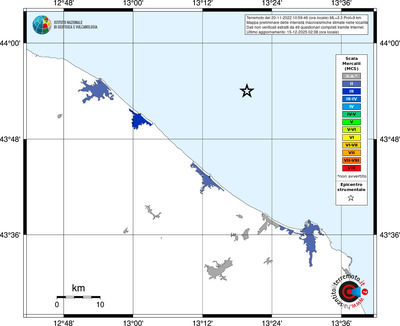 Mappa MCS - territori località