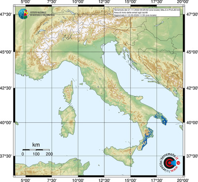 Area di invio delle email agli iscritti