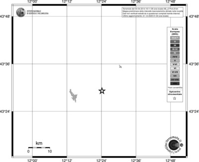 Mappa EMS - territori località