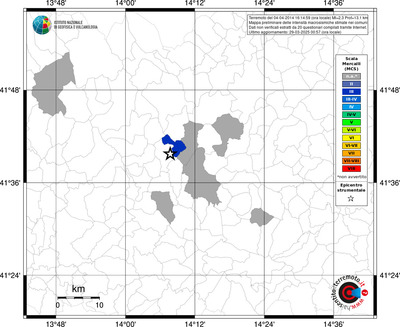 Mappa MCS - territori comunali