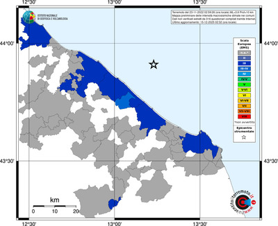 Mappa EMS - territori comuni