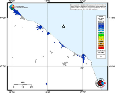 Mappa EMS - territori località