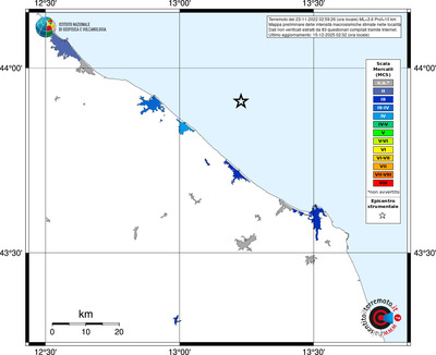 Mappa MCS - territori località