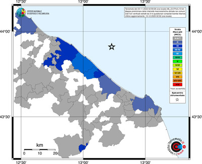 Mappa MCS - territori comuni