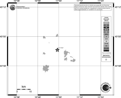 Mappa MCS - territori località