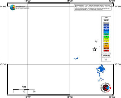 Mappa MCS - territori località