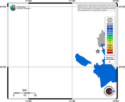 Mappa MCS - territori comuni