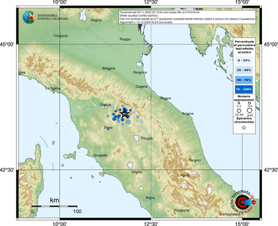 Mappa comuni con almeno 3 questionari