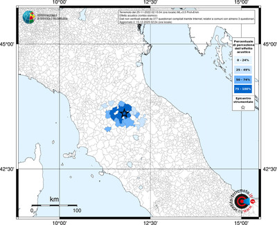 Mappa territorio comunale con almeno 3 questionari