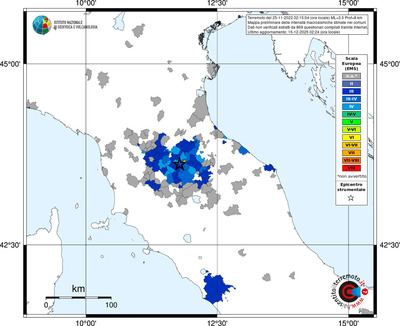 Mappa EMS - territori comuni