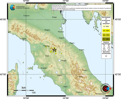 Mappa comuni con almeno 3 questionari