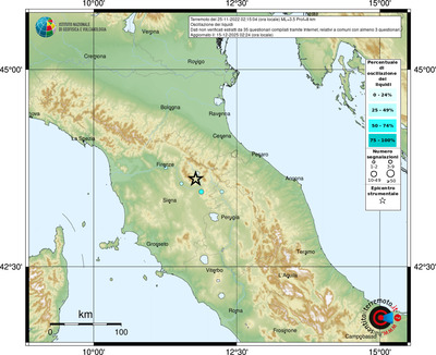 Mappa comuni con almeno 3 questionari