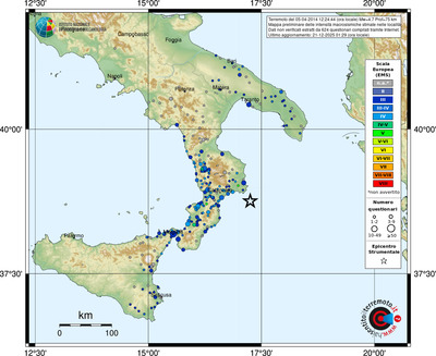 Mappa EMS - località