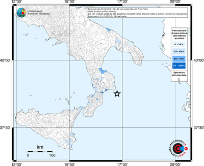 Mappa territorio comunale con almeno 3 questionari