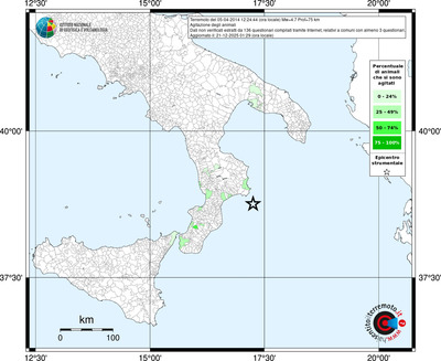 Mappa territorio comunale con almeno 3 questionari