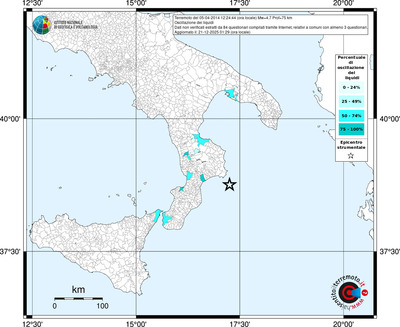 Mappa territorio comunale con almeno 3 questionari
